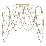 fancy chain on shoulder