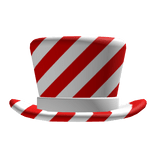 Fancy Peppermint Candycane Top Hat