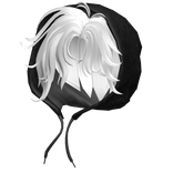 Fancy White Messy Hair & Hoodie