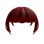 Fanged Bangs [Dark Red]
