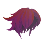 Fantasy Anime Warrior Bright Red Hair