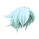 Fantasy Anime Warrior Light Blue Hair