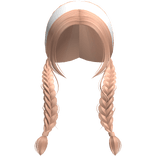 Farmgirl Honey Blonde Braids With White Headband