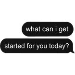 fast food cashier text