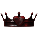 Fatal Affection Dark Red Heart Crown