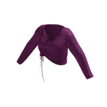 [FDDUGC]Floral Crop Top(magenta)