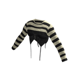 [FDDUGC]Striped Layered Goth Top(yellow)