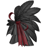 Feather Ribbon Brooch - Cartoon