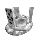 Fedora + Domino Crown [WHITE👑⚪️]