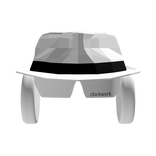 Fedora + Shades + Headphones White