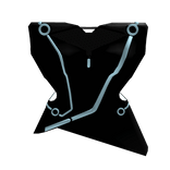 Female Sci-Fi Blue Grid Suit Torso (R6) V2