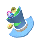 Feminine Easter Tophat (Blue)