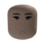 Feminine Face w Blue Eyes
