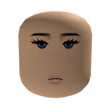 Feminine Face w Blue Eyes
