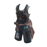 [fendudu]Bear Cub Denim-clothes+coat