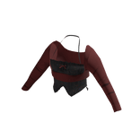 [fendudu]Soft Angel Top(dark red)