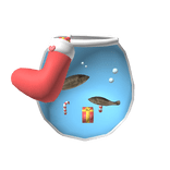 🐟 Festive fish meme bowl 🎅