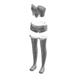 Festive Holiday Christmas Elf Set (Winter Grey)