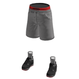 White Shorts PSD Underwear W/ Jord 4