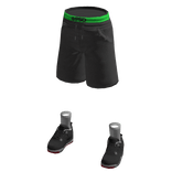 Black Shorts PSD Underwear W/ Jord 4