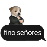 fino senores spanish meme texto