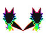 fire cartoony rainbow dragons