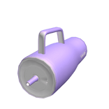 Holdable Purple Water Bottle