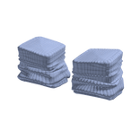 Fitted Blue Leg Warmers (Man Legs)