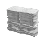 Fitted White Leg Warmers