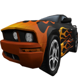 Flame Ford Mustang GT