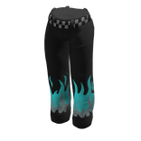 Flame pants [Blue]
