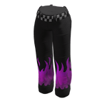Flame pants [Purple]