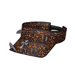 Flame Spiked Chrome Visor
