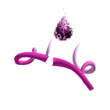 
✨ Flaming Pink Horned Helmet (Addon) 🍀