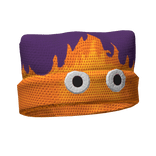  Flaming White Eyes Beanie [PURPLE]