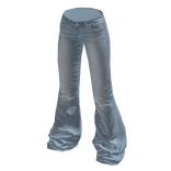 Flare Bootleg Y2K Denim Vintage Jeans Light Blue