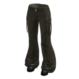 Flared Cargo Pants (Olive)
