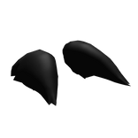 Flattened Kemono Ears (Black)