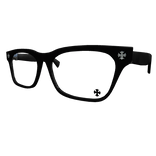 Flexico Black Cross Glasses