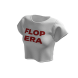 ☆ FLOP ERA White Cropped Shirt