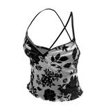 Floral Cami Top White