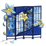 Floral Gyaru Shoji Panel Background