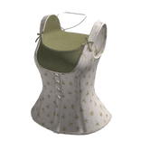 Floral Layered Corset Top (Olive)