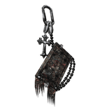 Floral Reptile Grunge Waist Wallet Keychain