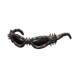 Floral Reptile Spiked Punk Shades