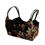 Floral Vest over Strappy Crop