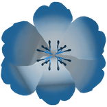 Holdable Flower (Blue)