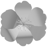 Holdable Flower (White)