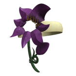 Flower eyepatch headband [Purple]