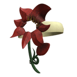 Flower eyepatch headband [Red]